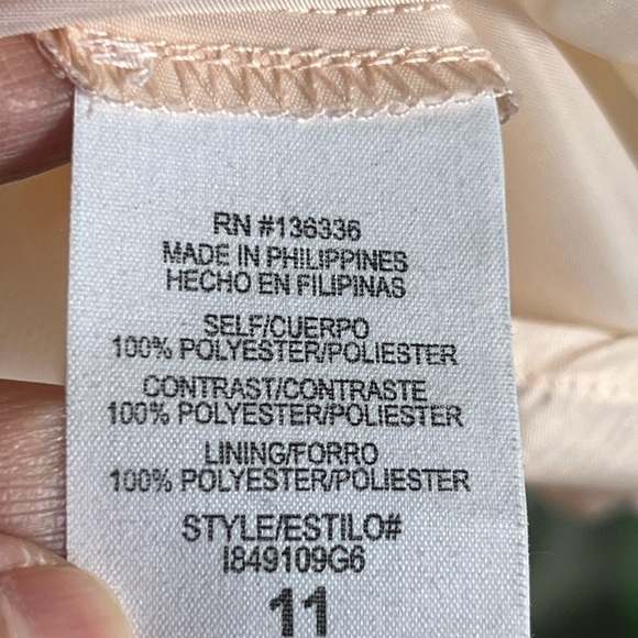 qep Kids Girl Applique Dress 11 Gown Black Cream Rosette Embellished Rhinestone - Picture 7 of 15